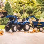 FALK Traktor na Pedały New Holland T8 z Koparką i Przyczepą 3-7 lat - 002