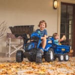 FALK Traktor na Pedały New Holland T8 z Koparką i Przyczepą 3-7 lat - 003