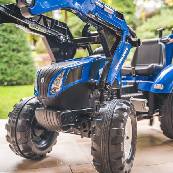 FALK Traktor na Pedały New Holland T8 z Koparką i Przyczepą 3-7 lat - 004