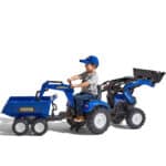 FALK Traktor na Pedały New Holland T8 z Koparką i Przyczepą 3-7 lat - 009