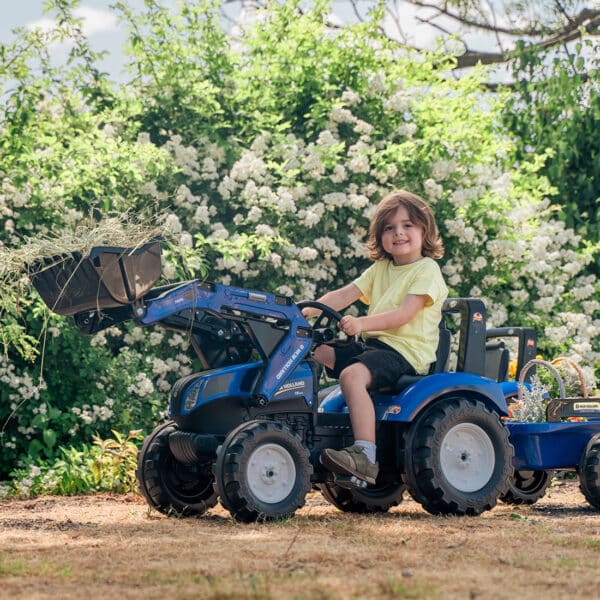 FALK Traktor na Pedały New Holland T8 z Łyżką i Przyczepą 3-7 lat - 002