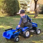 FALK Traktor na Pedały New Holland z Przyczepą i Otwieraną Maską 2-5 lat - 002
