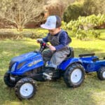 FALK Traktor na Pedały New Holland z Przyczepą i Otwieraną Maską 2-5 lat - 003