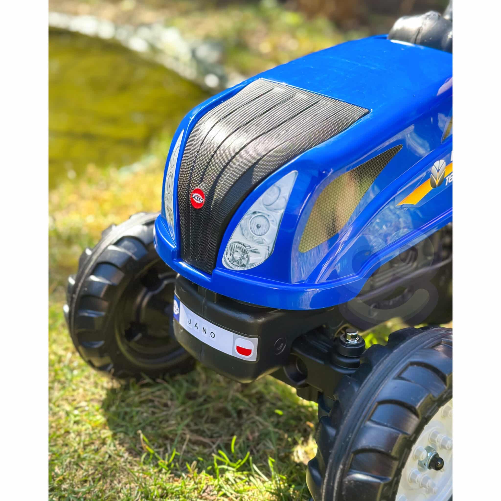 FALK Traktor na Pedały New Holland z Przyczepą i Otwieraną Maską 2-5 lat - 004