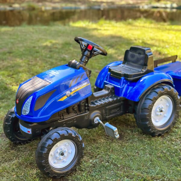 FALK Traktor na Pedały New Holland z Przyczepą i Otwieraną Maską 2-5 lat - 005