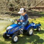 FALK Traktor na Pedały New Holland z Przyczepą i Otwieraną Maską 2-5 lat - 006