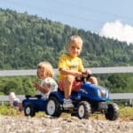 FALK Traktor na Pedały New Holland z Przyczepą i Otwieraną Maską 2-5 lat - 016