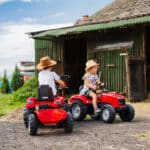 FALK Traktor na Pedały Massey Ferguson 8740S z Łyżką i Przyczepą 3-7 lat - 004