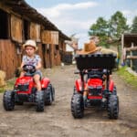 FALK Traktor na Pedały Massey Ferguson 8740S z Łyżką i Przyczepą 3-7 lat - 006