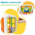 WOOPIE BABY Kostka Edukacyjna Sorter 4w1 Kształty 18m+ - 004