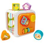 WOOPIE BABY Kostka Edukacyjna Sorter 4w1 Kształty 18m+ - 005