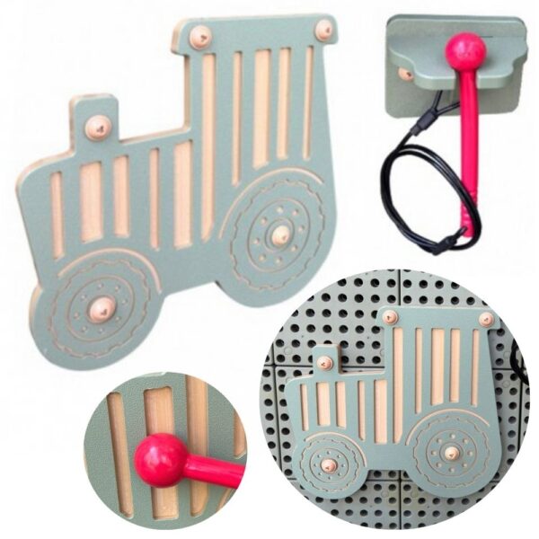 export MASTERKIDZ Guiro Instrument Muzyczny Traktor Akcesoria Do Tablicy STEM