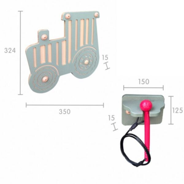 MASTERKIDZ Guiro Instrument Muzyczny Traktor Akcesoria Do Tablicy STEM - 004