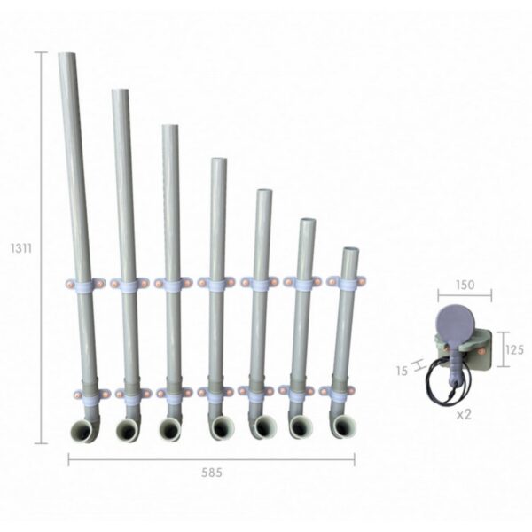 MASTERKIDZ Thongofon Organy Rurowe Instrument Muzyczny Akcesoria Do Tablicy STEM - 007