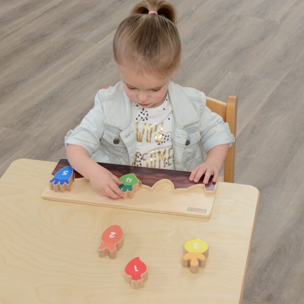 Edukacyjny Ogród z Warzywami Masterkidz – Drewniany Sorter Liczb i Kolorów - 003