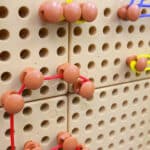 MASTERKIDZ Zestaw Kołeczki i Sznurki - Do Tablicy Naukowo-Kreatywnej STEM - 004