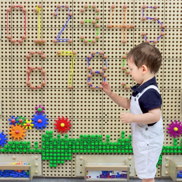 MASTERKIDZ Zestaw Kołeczki i Sznurki - Do Tablicy Naukowo-Kreatywnej STEM - 005
