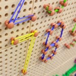 MASTERKIDZ Zestaw Kołeczki i Sznurki - Do Tablicy Naukowo-Kreatywnej STEM - 006
