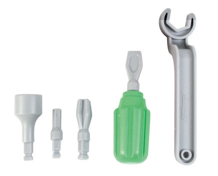 export MASTERKIDZ Ręczne Narzędzia 6 Elementów Śrubokręt Klucz - Tablica Naukowo-Edukacyjna STEM