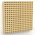 MASTERKIDZ Panel Ścienny Tablica Naukowa Kreatywna STEM + Panel Monatażowy   40 x 40 (cm) - 002