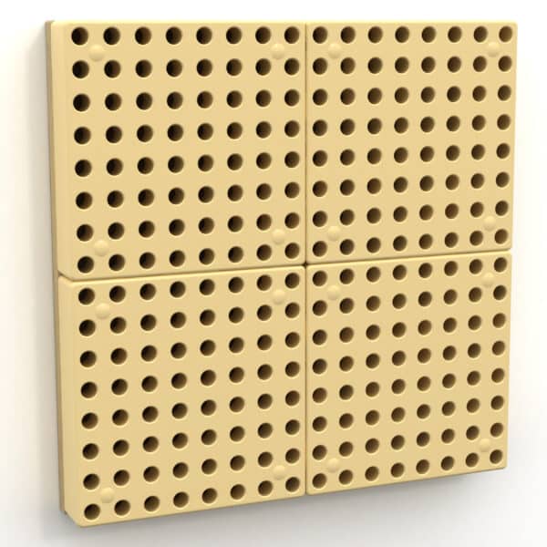 MASTERKIDZ Panel Ścienny Tablica Naukowa Kreatywna STEM + Panel Monatażowy   40 x 40 (cm) - 002