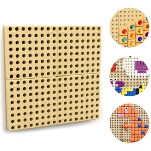 MASTERKIDZ Panel Ścienny Tablica Naukowa Kreatywna STEM + Panel Monatażowy   40 x 40 (cm) - 007