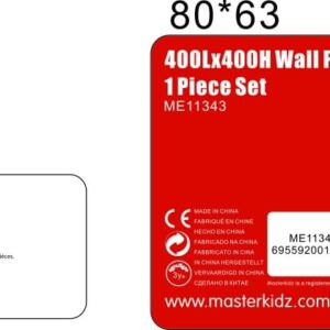 MASTERKIDZ Panel Ścienny Tablica Naukowa Kreatywna STEM + Panel Monatażowy   40 x 40 (cm) - 009