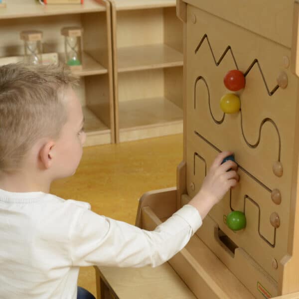 Logiczny Sorter Przesuwny Masterkidz – Tablica Sensoryczna STEM 3+ - 002