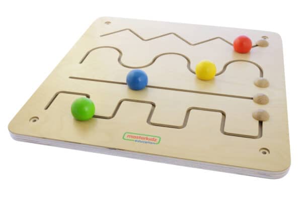 Logiczny Sorter Przesuwny Masterkidz – Tablica Sensoryczna STEM 3+ - 005