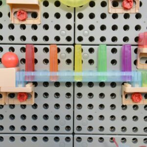 MASTERKIDZ Zestaw Konstrukcyjny Tor dla Piłek Tablica STEM 209elementów - 007