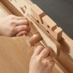 MASTERKIDZ Drewniany Warsztat XXL Montessori STEM z Narzędziami + Akcesoria - 008