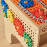 MASTERKIDZ Drewniany Warsztat XXL Montessori STEM z Narzędziami + Akcesoria - 009