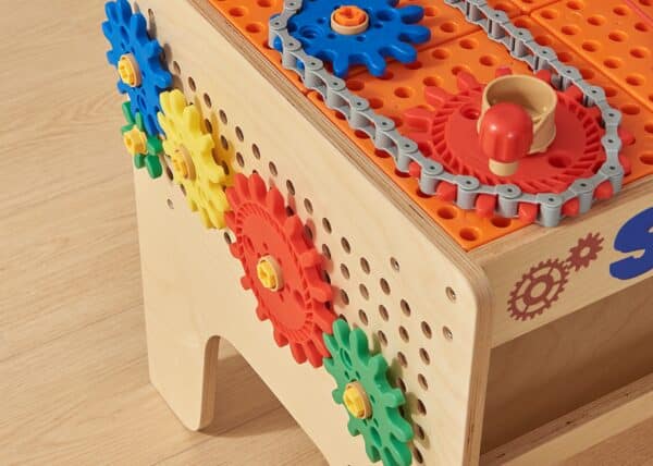 MASTERKIDZ Drewniany Warsztat XXL Montessori STEM z Narzędziami + Akcesoria - 009