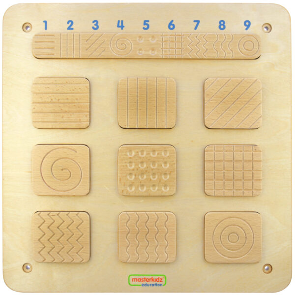export MASTERKIDZ Sensoryczna Tablica Ścienna Rozpoznawanie Faktury Powierzchni