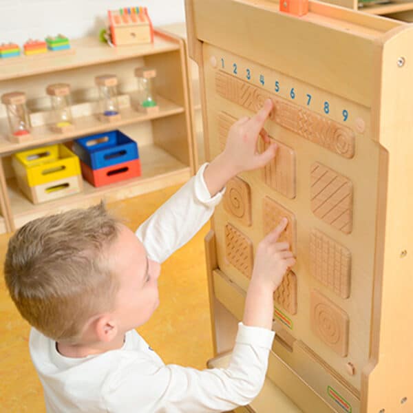 MASTERKIDZ Sensoryczna Tablica Ścienna Rozpoznawanie Faktury Powierzchni - 003