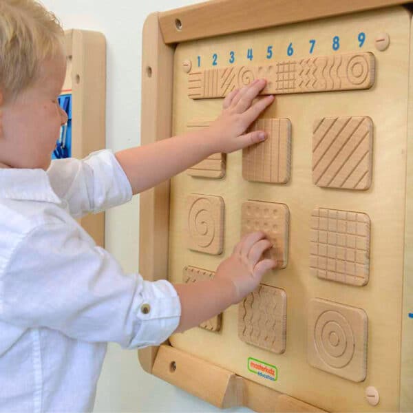 MASTERKIDZ Sensoryczna Tablica Ścienna Rozpoznawanie Faktury Powierzchni - 004