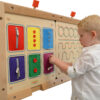 MASTERKIDZ Tablica Ścienna Otwieranie I Zamykanie Zamków Suwaki Guziki Montessori