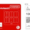 MASTERKIDZ Tablica Ścienna Otwieranie I Zamykanie Zamków Suwaki Guziki Montessori - 008