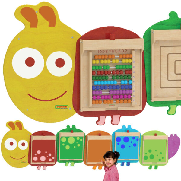 export MASTERKIDZ System do Montażu 5 Ściennych Tablic Edukacyjnych Flex - Gąsienica