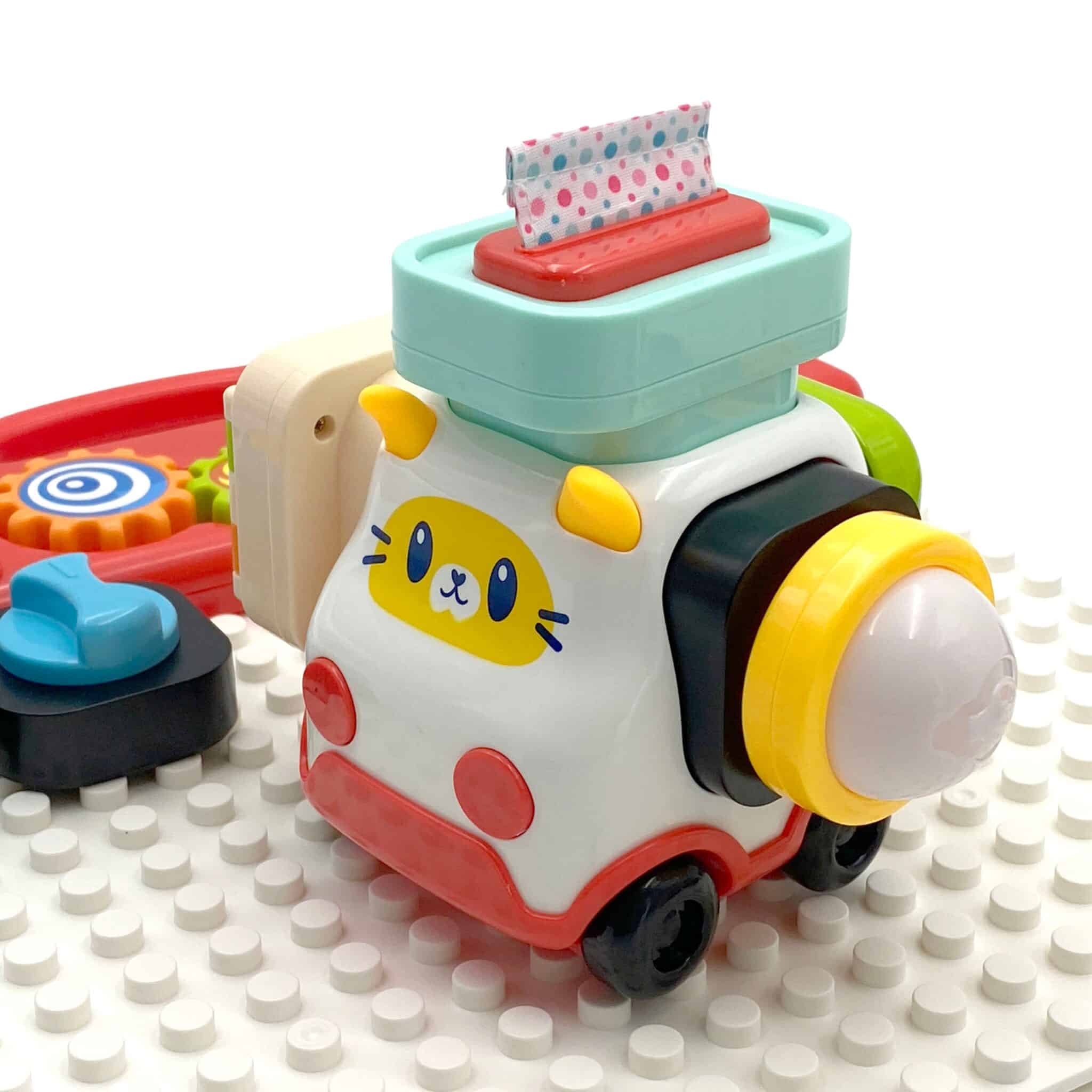 WOOPIE BABY Montessori Tablica Manipulacyjna Kolorowy Panel Aktywności - 006