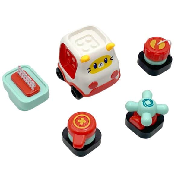 WOOPIE BABY Montessori Tablica Manipulacyjna Kolorowy Panel Aktywności - 014