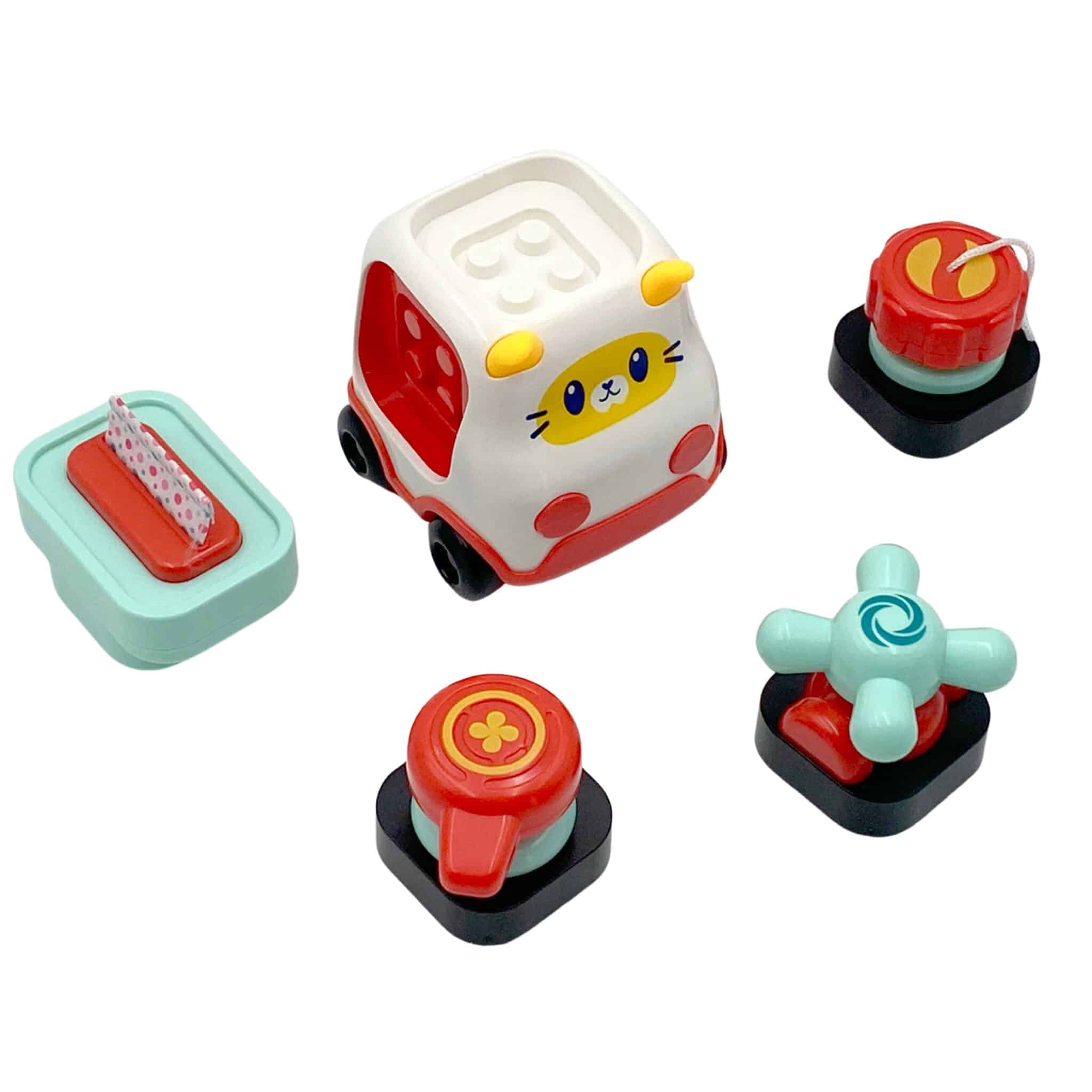 WOOPIE BABY Montessori Tablica Manipulacyjna Kolorowy Panel Aktywności - 014