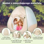 WOOPIE Discovery Zestaw Małego Odkrywcy Namiot Kempingowy XXL na Biwak 15 el. - 002