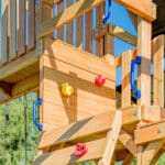 AXI Mitch play tower - Duży Plac Zabaw Drewniany Zjeżdżalnia Hustawki Ścianka Wspinaczkowa + Wieża - 013