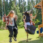 AXI Mitch play tower - Duży Plac Zabaw Drewniany Zjeżdżalnia Hustawki Ścianka Wspinaczkowa + Wieża - 016
