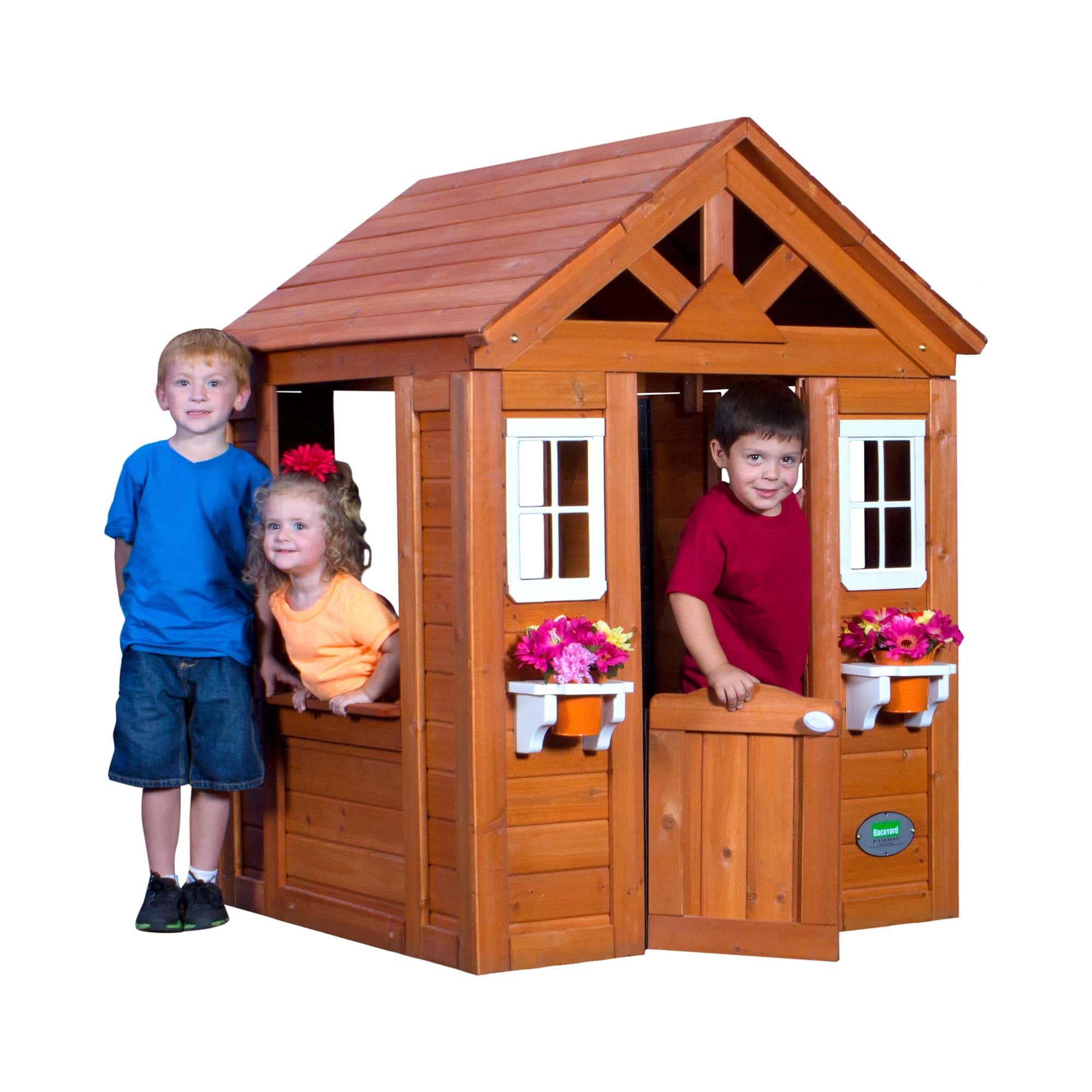 BACKYARD DISCOVERY Drewniany Domek Ogrodowy dla Dzieci Timberlake - 001
