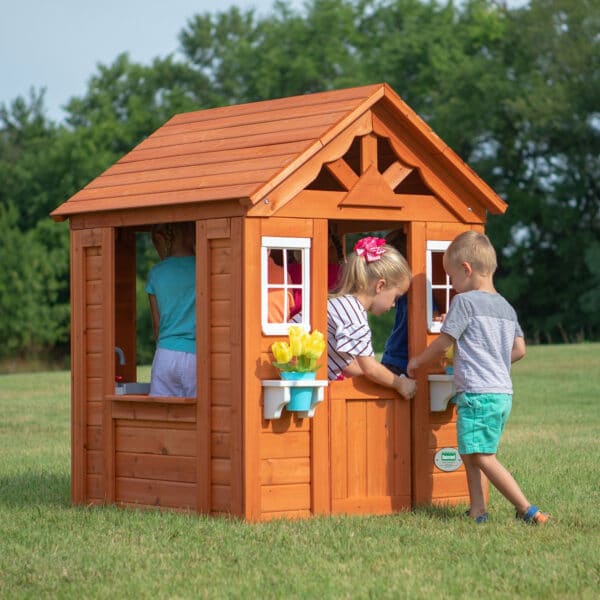 BACKYARD DISCOVERY Drewniany Domek Ogrodowy dla Dzieci Timberlake - 002
