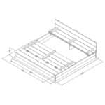AXI Piaskownica XXL Ella 150x150 z Ławeczkami Szara - 007