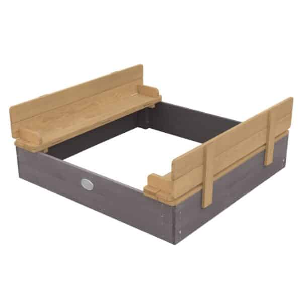 Axi Piaskownica Ella 100 x 95 z Ławeczkami Szara - 006