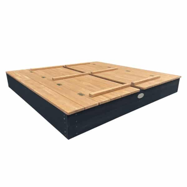 AXI Piaskownica XXL Ella 150 x 150 z Ławeczkami Antracyt - 005